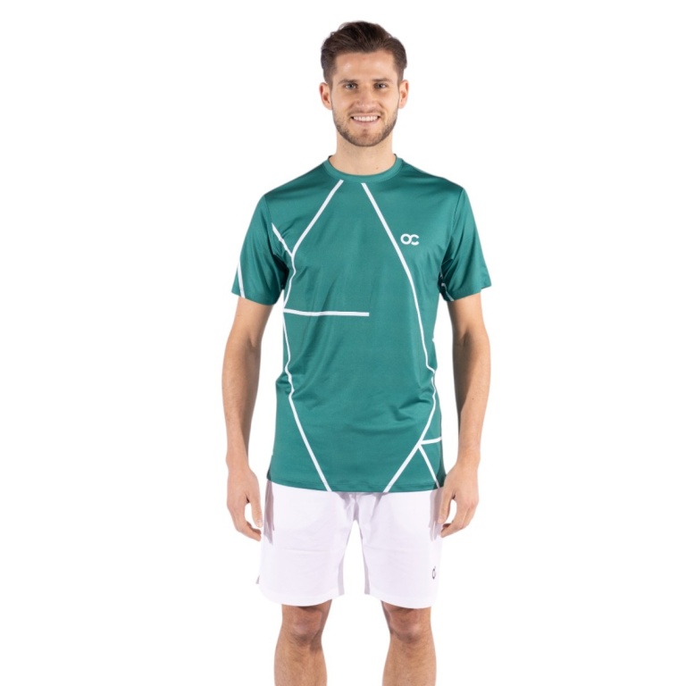ONCOURT Tennis T-shirt Performance Tee Gravel 1 green Men's